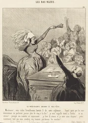 De voorzitster schreeuwt luid: Dames!...