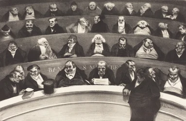 Le Ventre Legislatif (De Wetgevende Buik) door Honore Daumier, 1834