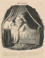 De echtgenoot leest: we lagen zachtjes uitgestrekt...