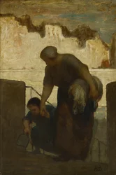 De wasvrouw, ca. 1863