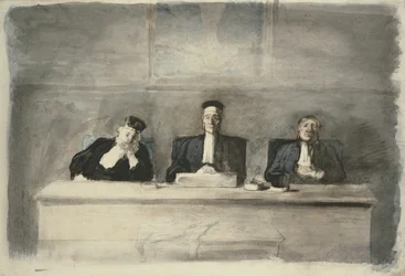 De drie rechters, 1858-60