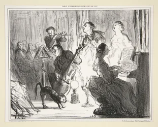 Een orkest in een zeer fatsoenlijk huis, nr. 8 van Les Comediens de Societe