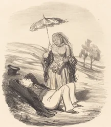 Een echtelijke wandeling