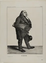 Mr. Barthe, plaat 294 uit Célébrités de la Caricature