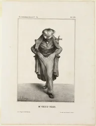 Mr. Vieux-Niais, plaat 278 uit Célébrités de la Caricature