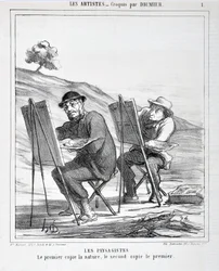 Serie LES ARTISTS Les paysagistes: 