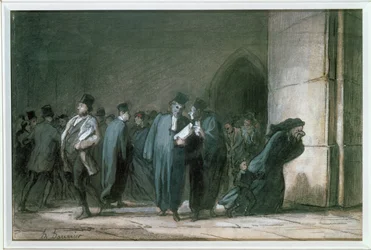 In het paleis