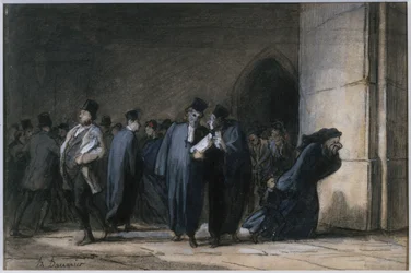 In het Paleis van Justitie