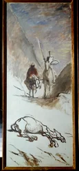Don Quichot en de dode muilezel