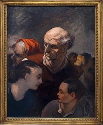 Familie op de barricades in 1848