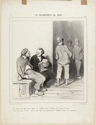 Ik reken op u om te tekenen..., nummer 33 uit de serie De filantropen van de dag