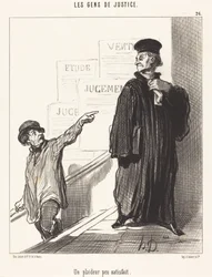 Een weinig tevreden procesvoerder