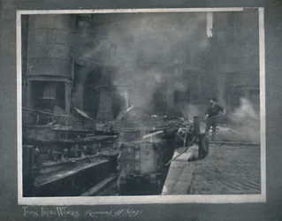 Tees IJzerwerken - Slak afvoeren, 1919