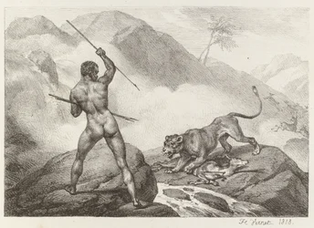 Afrikaanse jager Chasseur Africain, 1818