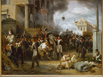 La barriere de Clichy - De verdediging van Parijs bij de Porte de Clichy tegen de geallieerde legers van Groot-Brittannië, Rusland, Pruisen ...