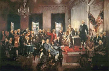 De Ondertekening van de Grondwet van de Verenigde Staten in 1787