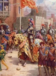 Sir Philip Sidney, bij het toernooi in Whitehall