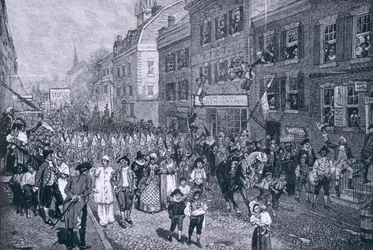 Carnaval in Philadelphia, illustratie uit 