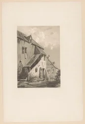 Gevel van een oude boerderij