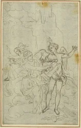 Studie: Vignet-Frontispiece voor "La Pharsale" van Lucain