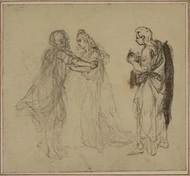 Studie voor Lucains "La Pharsale", Canto II