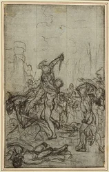 Studie voor Lucains "La Pharsale", Canto IV