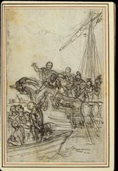 Studie voor Lucains "La Pharsale", Canto VIII