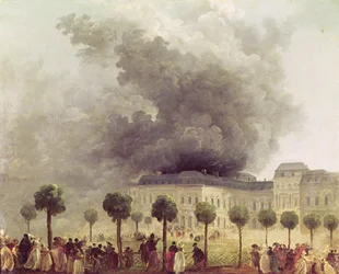 Brand in het Operahuis van het Palais-Royal in 1781