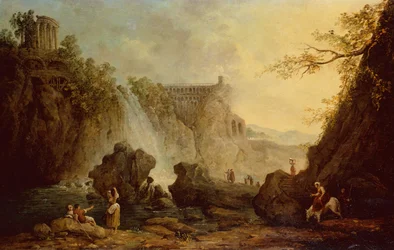 Landschap met Waterval