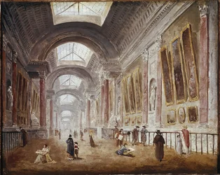 De Grande Galerie van het Louvre
