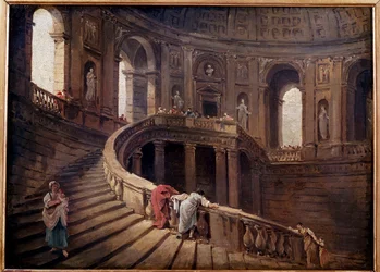 De wenteltrap van Palazzo Farnese in Caprarola