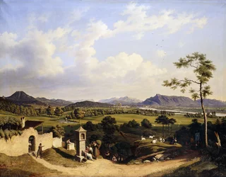 Gezichten op Salzburg, 1847