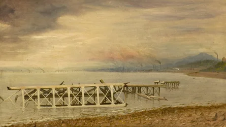 Wrakstukken van de Tay-brug