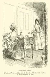 Kom Hier, Kind, Madame Duval Vertelt Evelina dat "ze het in haar Hoofd had om iets van haar te maken"