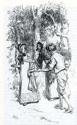 Harriet, aangevallen door zigeuners (illustratie)