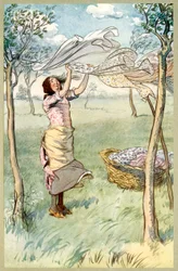 Ik was, wring... En doe alles zelf, uit De Vrolijke Vrouwtjes van Windsor, pub. 1910