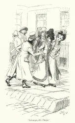 Illustratie voor Northanger Abbey door Jane Austen