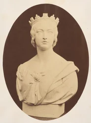 Kopie van een Buste van Hare Majesteit Koningin Victoria, door Joseph Durham