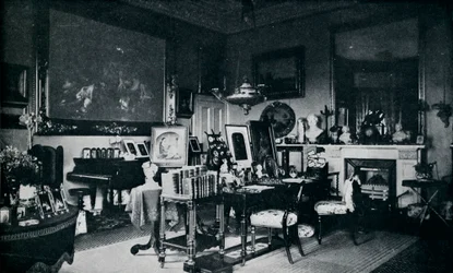 De Privé Zitkamer van de Koningin in Osborne, ca. 1899, 1901