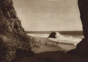 Mexico: Costa de Salina Cruz (zwart-wit foto)