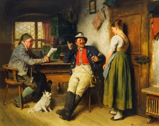 Figuren in een interieur, 1891