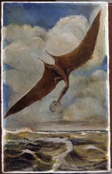 Een pterodactylus. c.1880