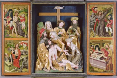 Passiealtaar, Janosret, 1480-90