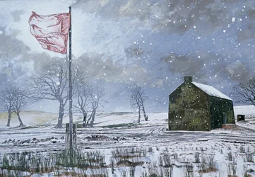 Drovers Arms en de Rode Vlag, nabij Garth, 1992