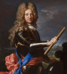 Detail van portret van Hans Willem Bentinck, 1e Graaf van Portland, 1699