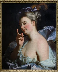 Portret van een onbekende vrouw bekend als La Menaceuse