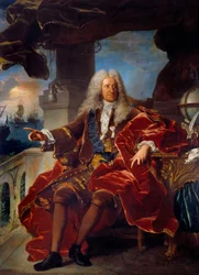 Portret van de bankier Samuel Bernard (1651-1739)