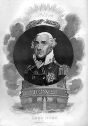 Admiraal Richard Howe, 1e Graaf Howe, 1726-1799, Engelse admiraal, 1816
