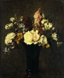 Vaas met bloemen, 1869