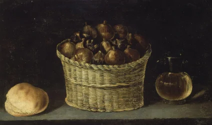 Stilleven (Mand met vijgen, brood en honingpot) – 20e eeuw